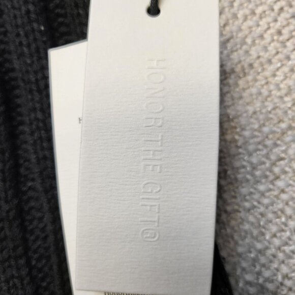 Woman's Honor The Gift Cable Knit Turtle Neck Sweater Dress Black Size Medium NW - Picture 5 of 11